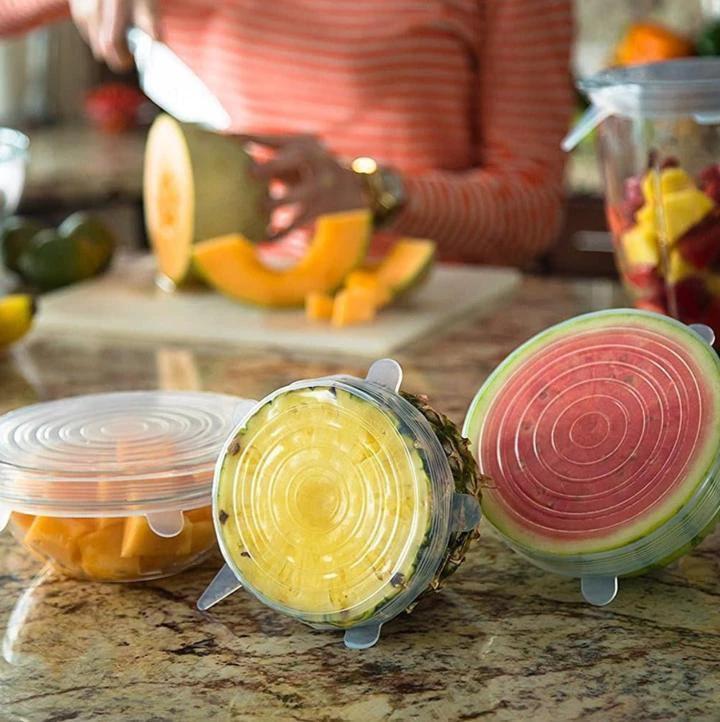 6-piece silicone bowl lid by Bowlift