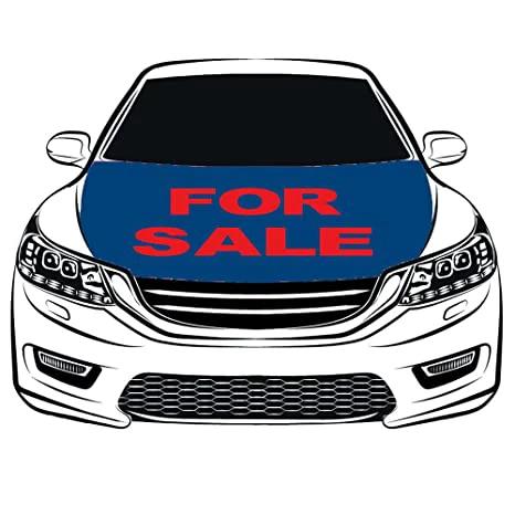 Red For Sale Car Hood Cover Flag , Engine Banner Flag Red For Sale,3.3X5ft/6X7FT,100% Polyester Elastic Fabrics Can be Washed by flagsshop