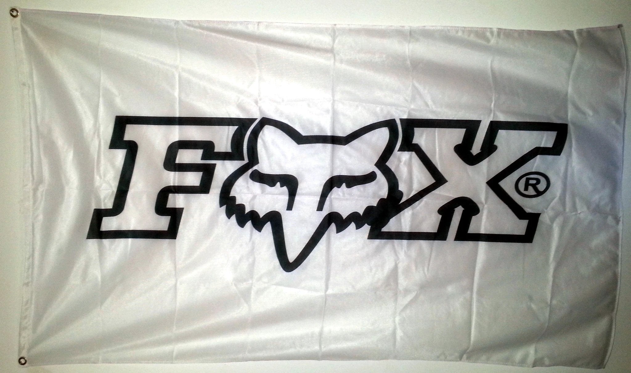 Fox Flag-3x5ft Banner-100% polyester-Foxface Racing-Fox face by flagsshop