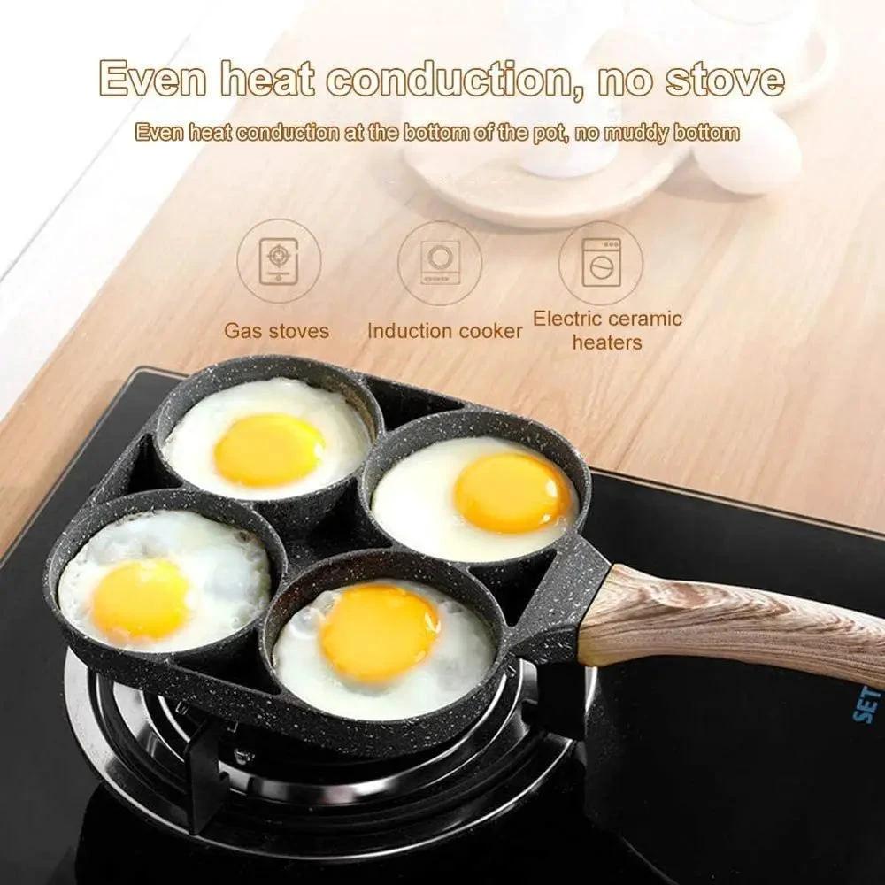 Frying Pot Pan Thickened Omelet Pan Non-Stick Egg Pancake Cookware by Bowlift