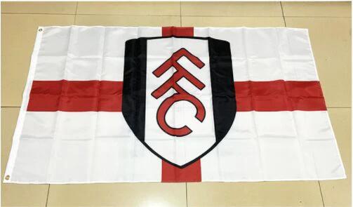 Fulham Football Club Flag-3x5ft Fulham FC FFC Union Jack Banner-100% polyester by flagsshop
