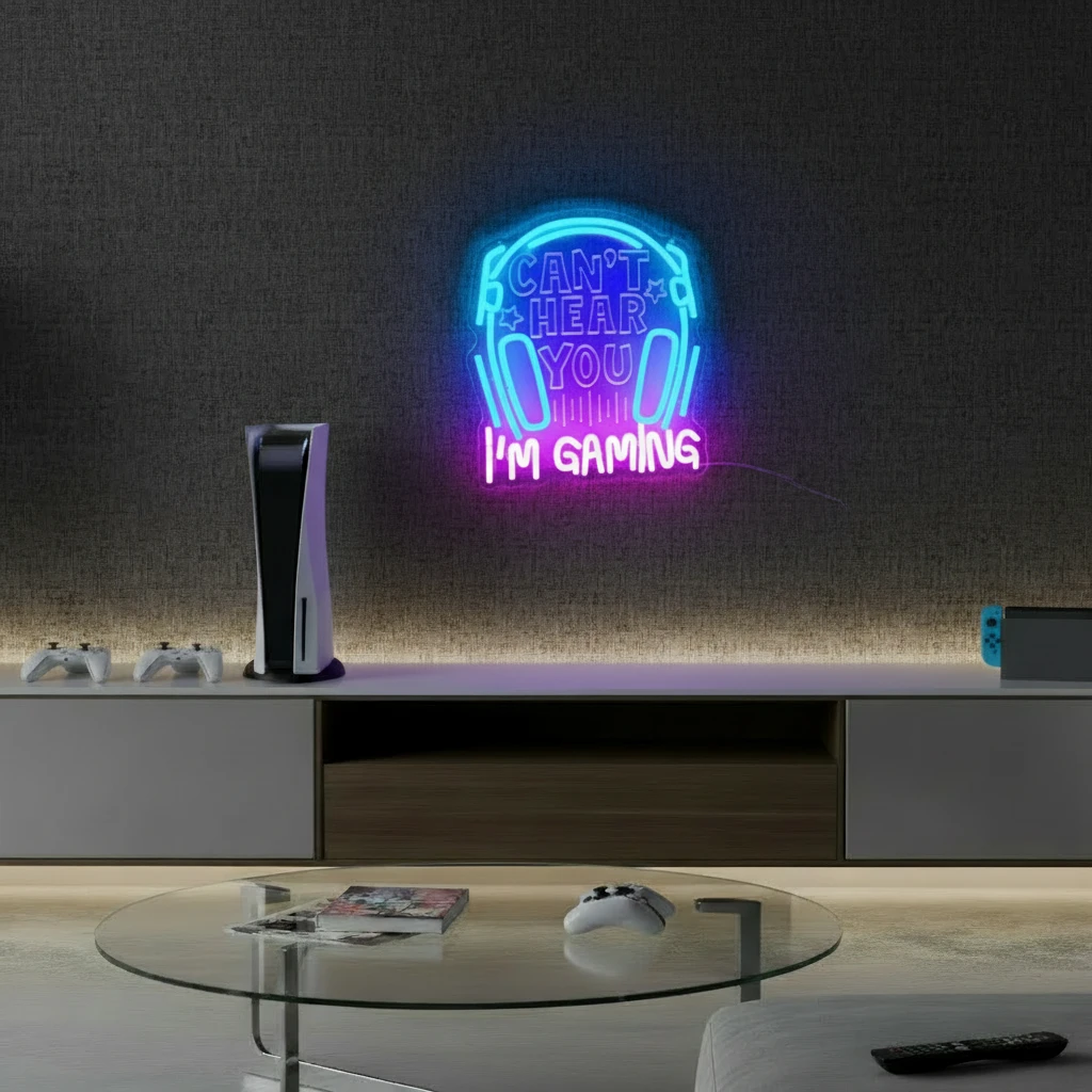 Game Controller Neon Sign Led Neon Sign for Wall Decor by Neonchics