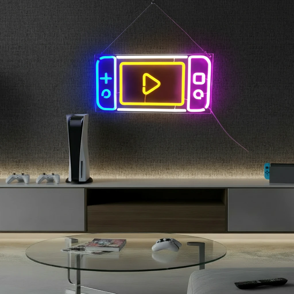 Game Switch Neon Sign For Gaming Room Decor by Neonchics