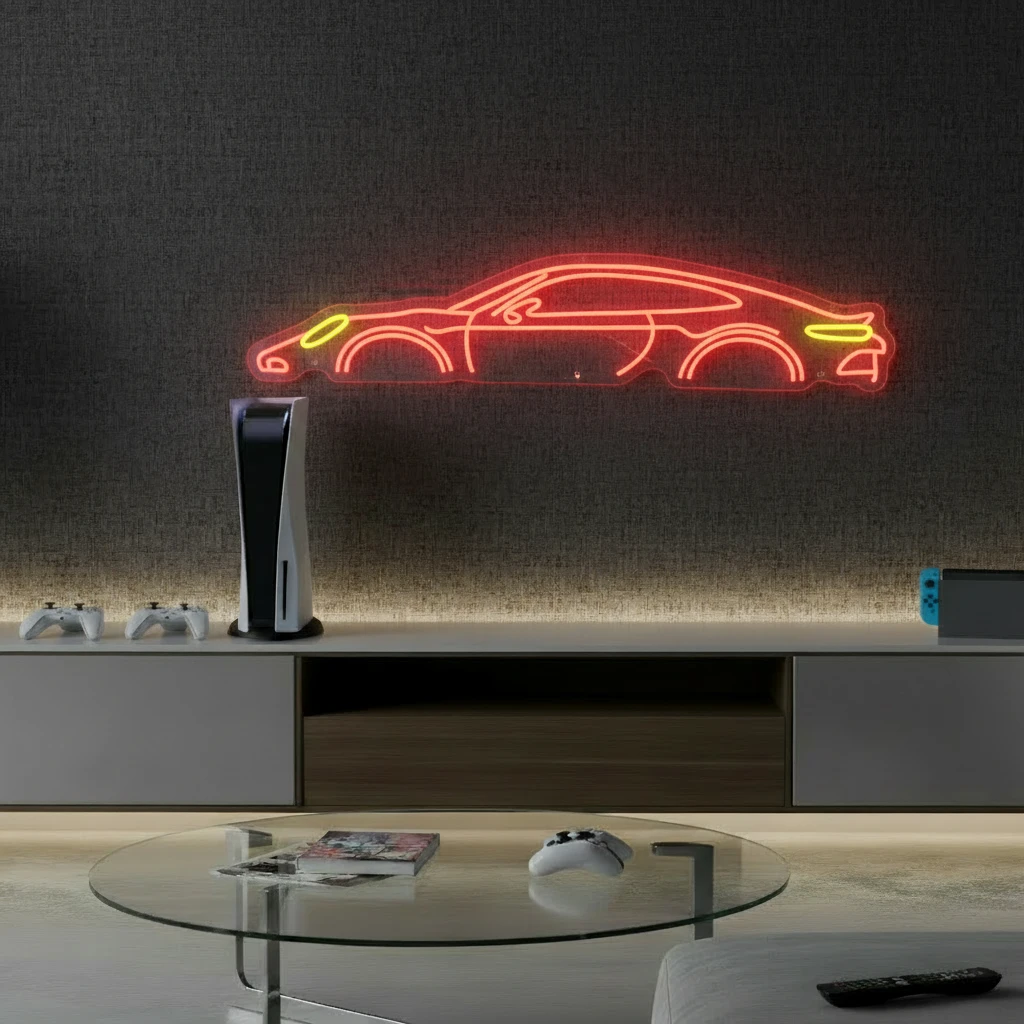 Car Led Neon Sign Man Cave Decor Sign Unique Festival Gift by Neonchics