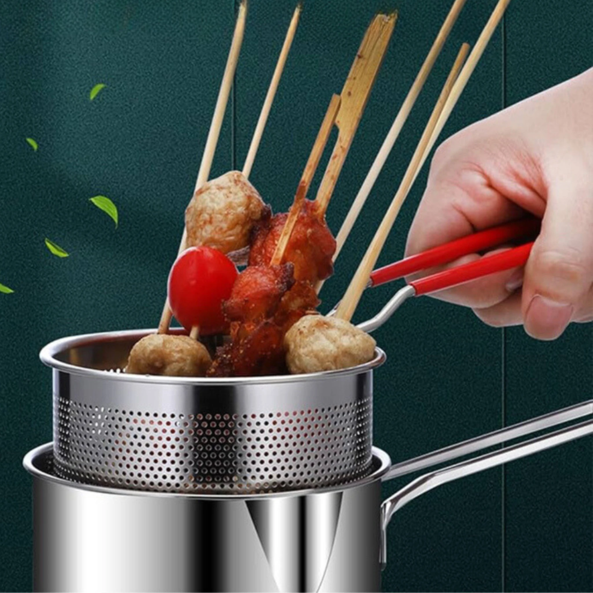 CookPro - Compact Fryer Set with Oil Saving Button Bowlift by Bowlift