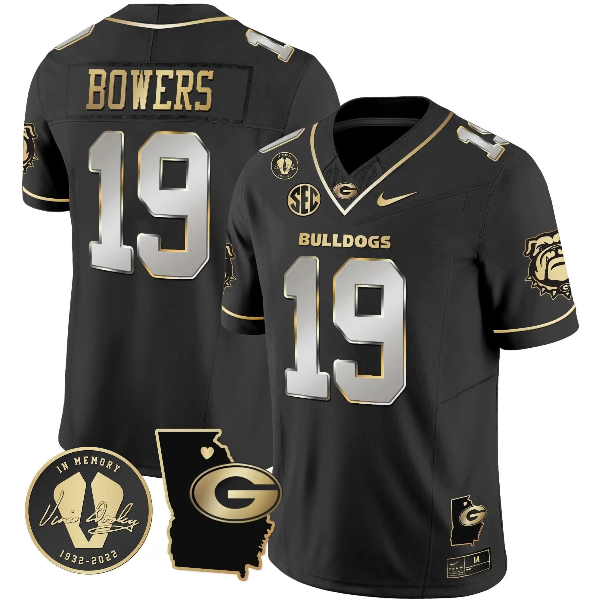 GB 2024 Vapor Jersey V4 - Georgia Map by Georgia Bulldogs