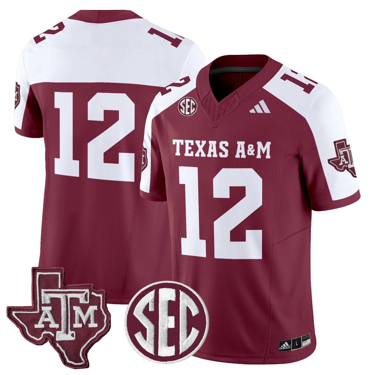 Texas A&M Aggies 2025 Vapor Limited Jersey - All Stitched by Texas A&M Aggies