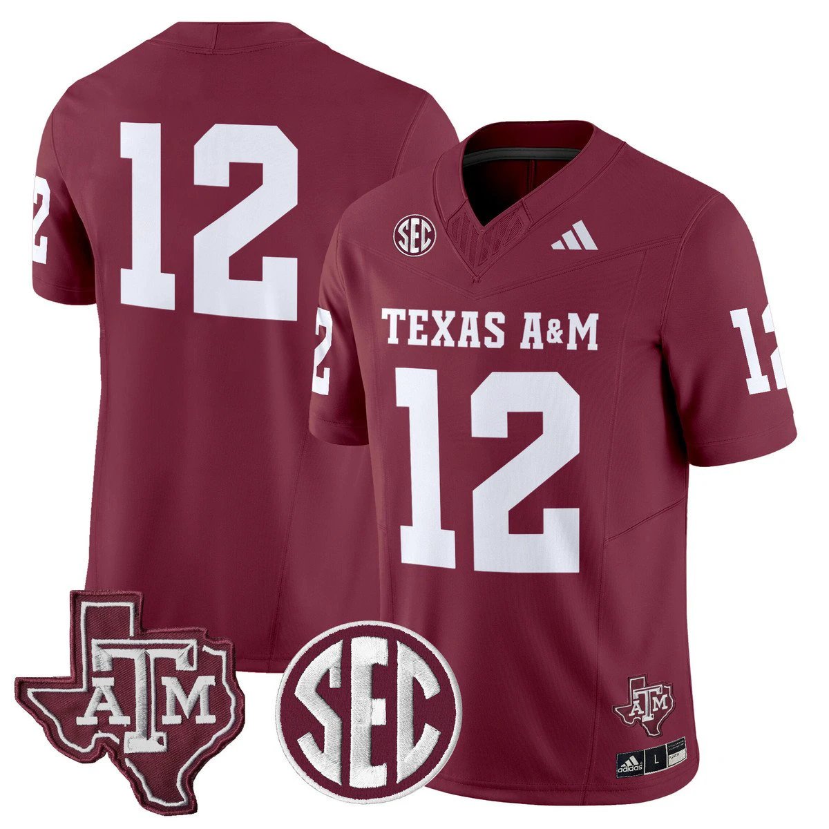 Texas A&M Aggies 2025 Vapor Limited Jersey - All Stitched by Texas A&M Aggies