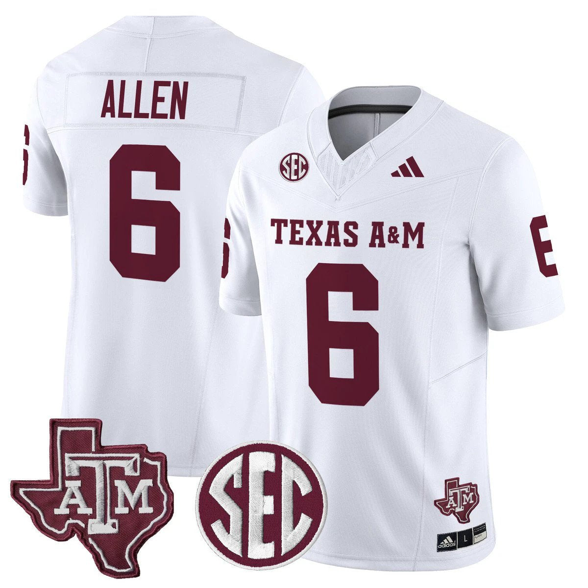 Texas A&M Aggies 2025 Vapor Limited Jersey - All Stitched by Texas A&M Aggies