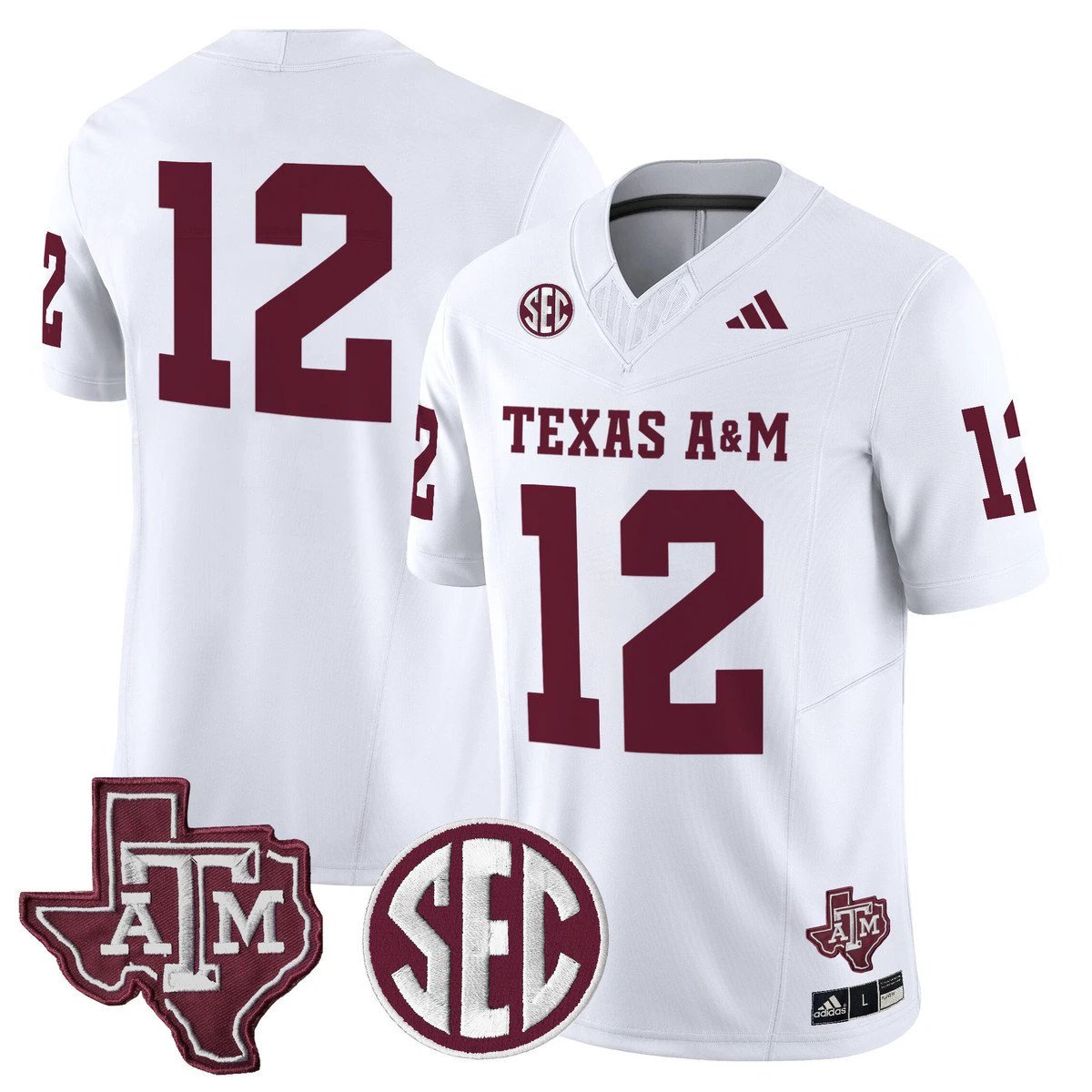 Texas A&M Aggies 2025 Vapor Limited Jersey - All Stitched by Texas A&M Aggies