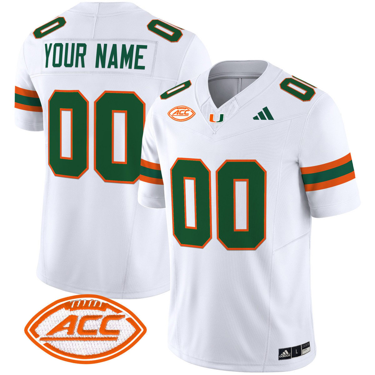 Miami Hurricanes 2025 Vapor Limited Custom Jersey - All Stitched by Miami Hurricanes