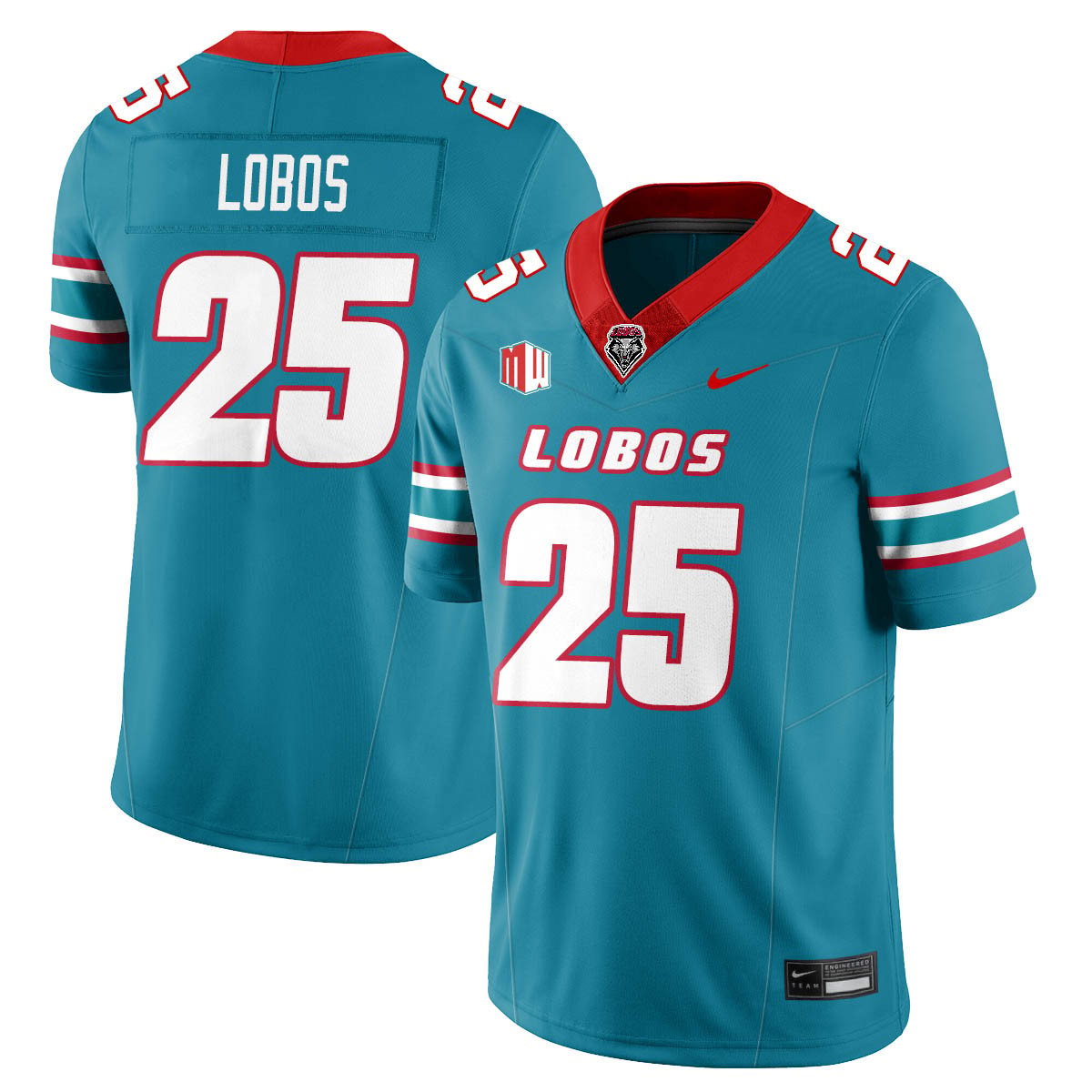 UNM Lobo Football 2025 Jersey - All Stitched by UNM Lobo