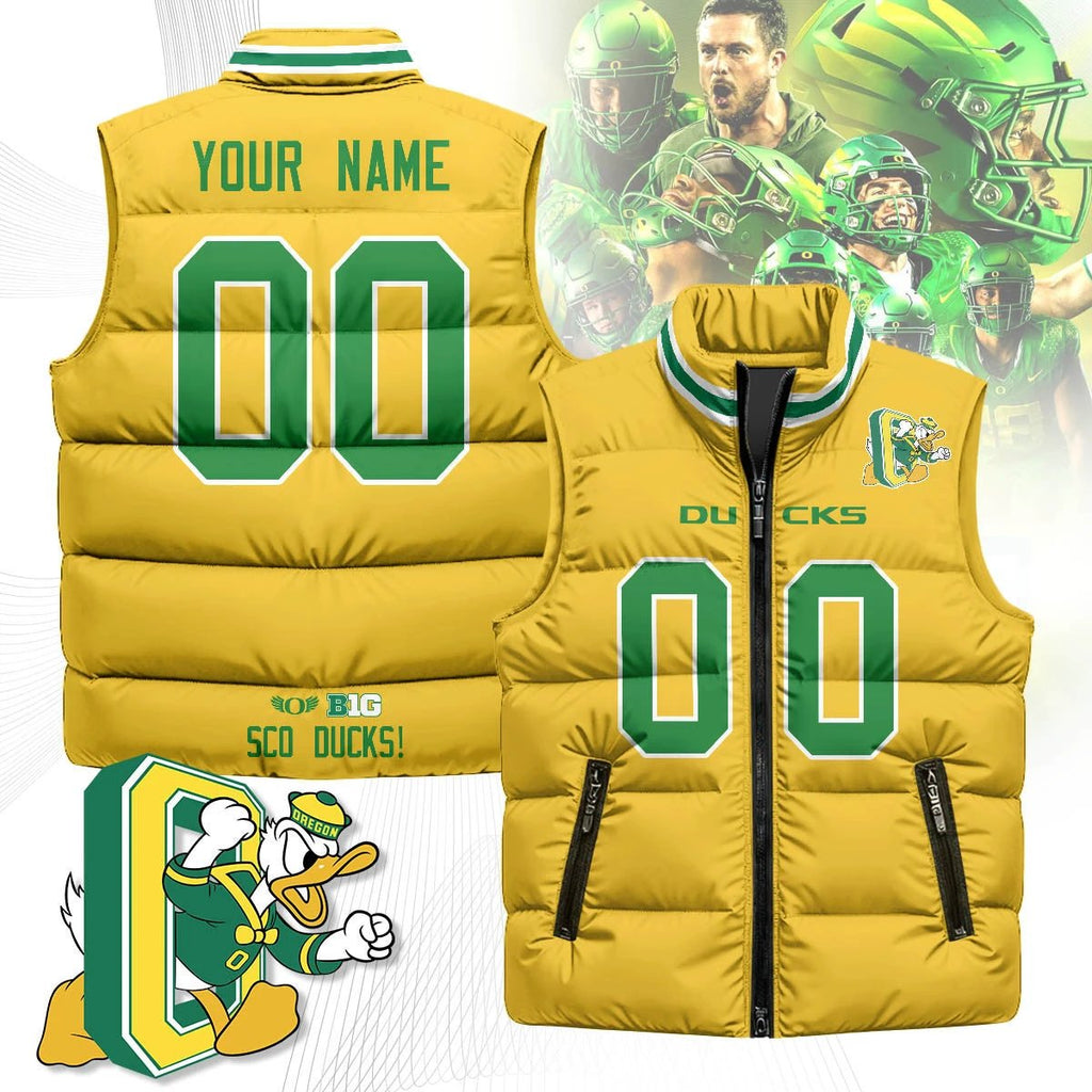 Oregon Ducks Unisex Puffer Vest by Oregon Ducks