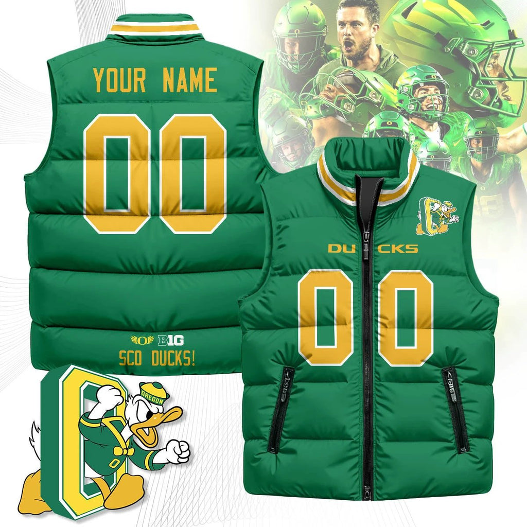 Oregon Ducks Unisex Puffer Vest by Oregon Ducks