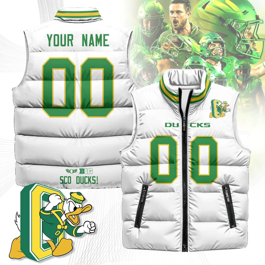 Oregon Ducks Unisex Puffer Vest by Oregon Ducks