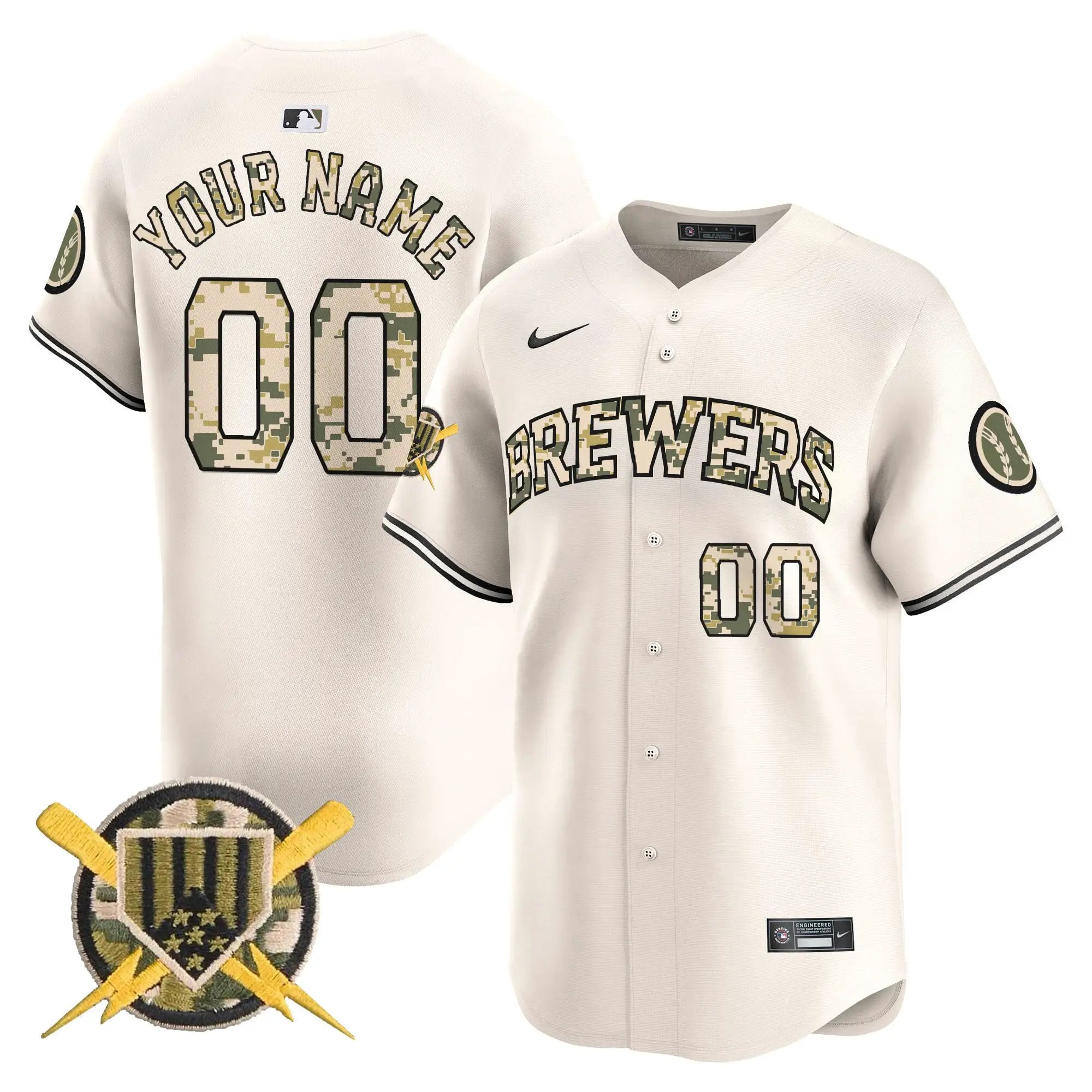 MIL Armed Forces Day Vapor Premier Limited Custom Jersey - All Stitched by Digigearus