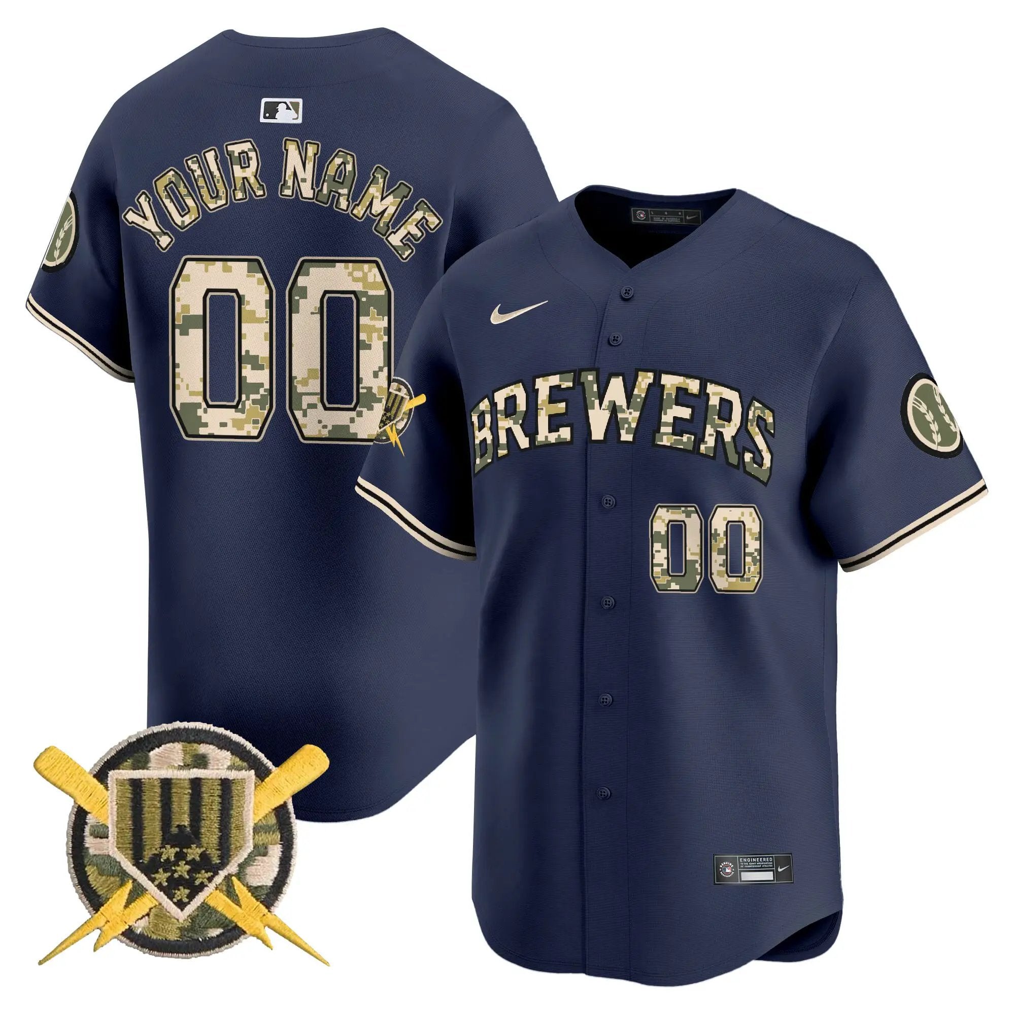 MIL Armed Forces Day Vapor Premier Limited Custom Jersey - All Stitched by Digigearus