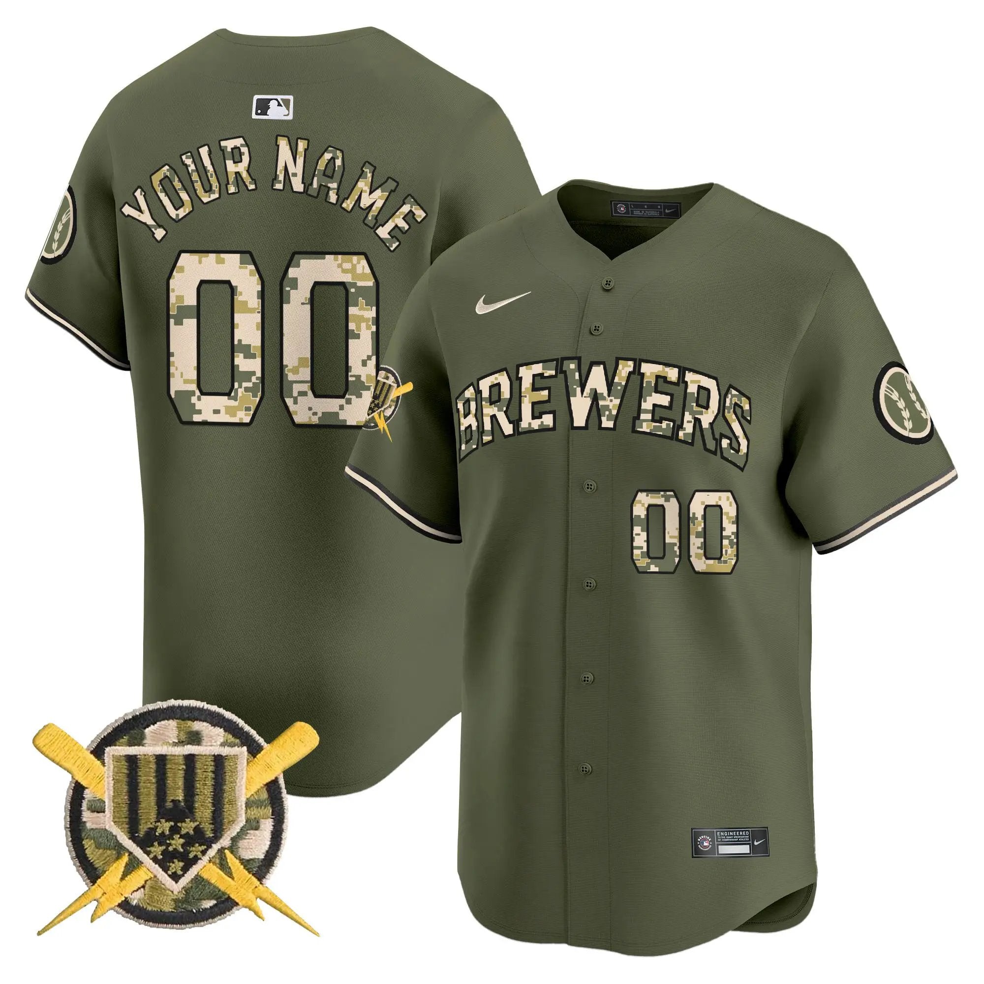 MIL Armed Forces Day Vapor Premier Limited Custom Jersey - All Stitched by Digigearus
