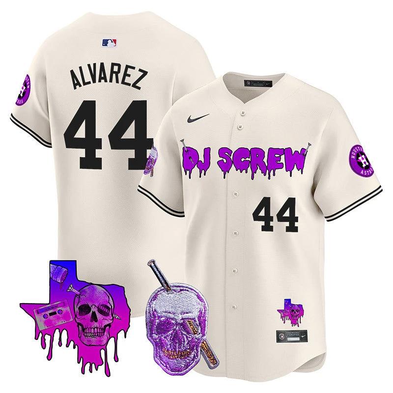 Astros DJ Screw Vapor Premier Limited Jersey - All Stitched by Houston Astros