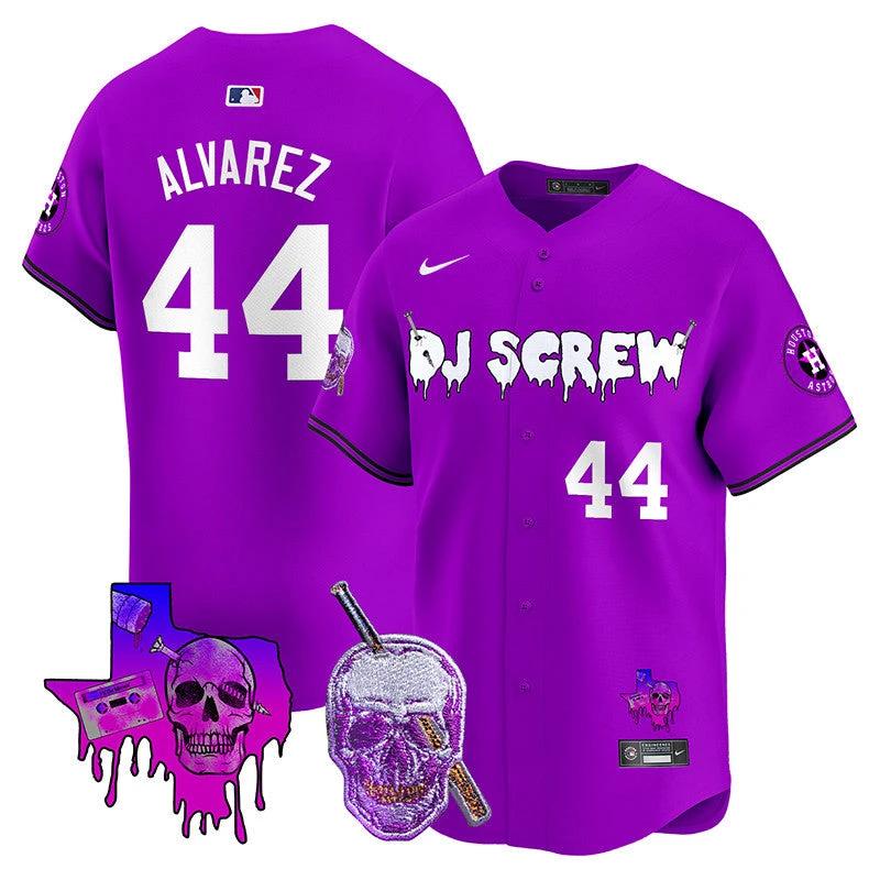Astros DJ Screw Vapor Premier Limited Jersey - All Stitched by Houston Astros