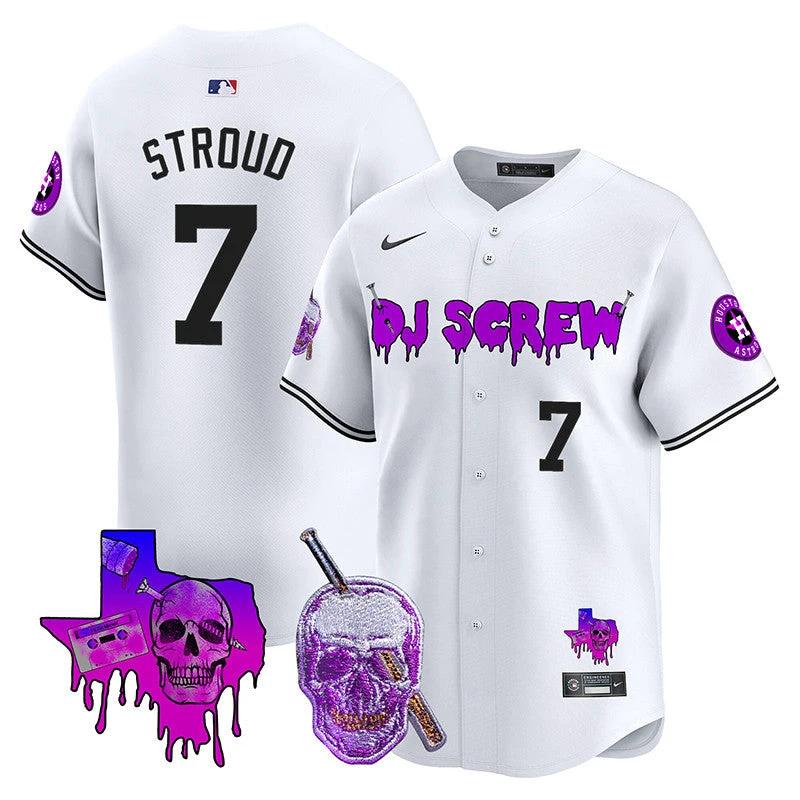Astros DJ Screw Vapor Premier Limited Jersey - All Stitched by Houston Astros