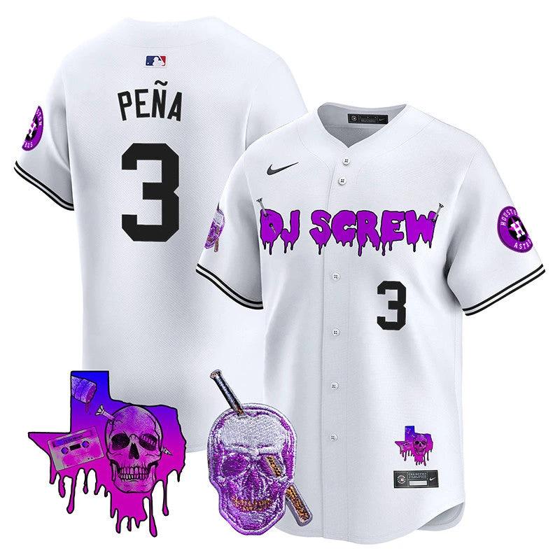 Astros DJ Screw Vapor Premier Limited Jersey - All Stitched by Houston Astros