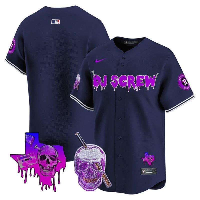 Astros DJ Screw Vapor Premier Limited Jersey - All Stitched by Houston Astros