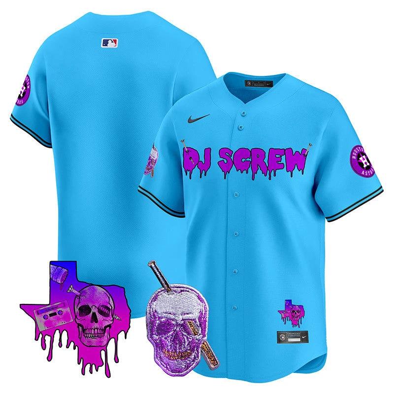 Astros DJ Screw Vapor Premier Limited Jersey - All Stitched by Houston Astros
