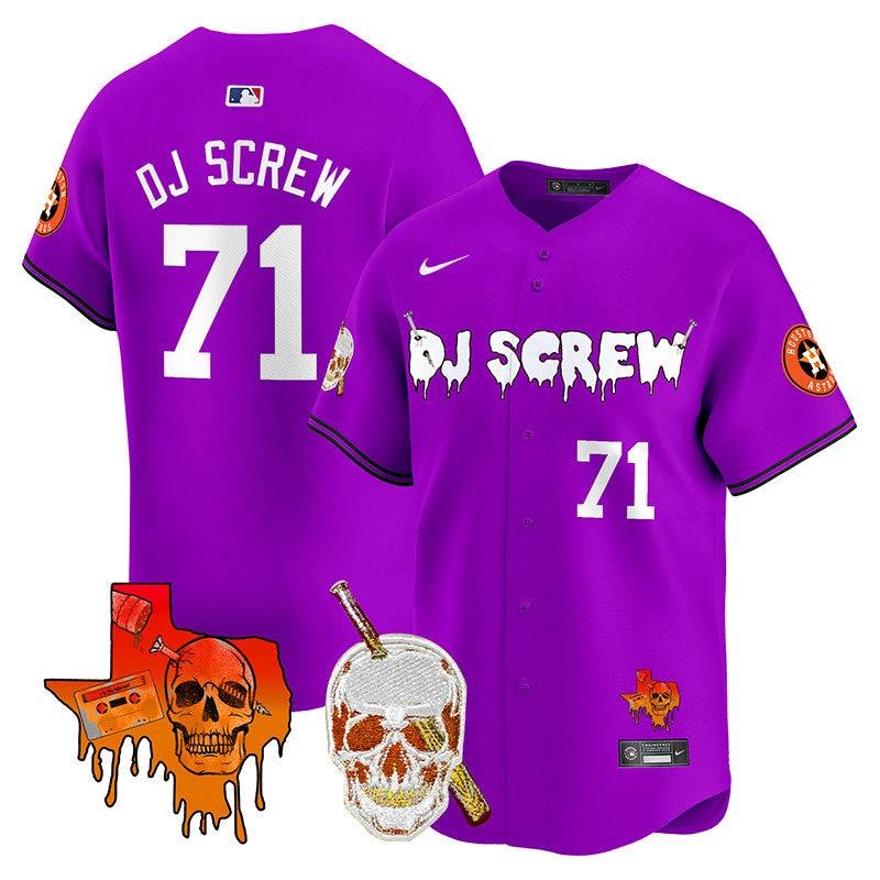 Astros DJ Screw Vapor Premier Limited Jersey V2 - All Stitched by Digigearus