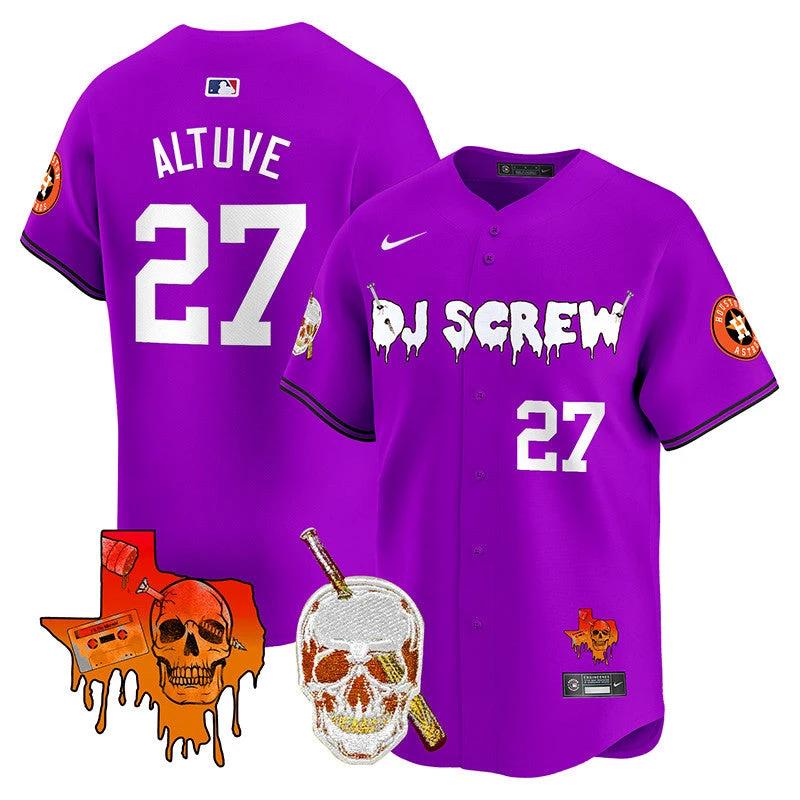 Astros DJ Screw Vapor Premier Limited Jersey V2 - All Stitched by Digigearus