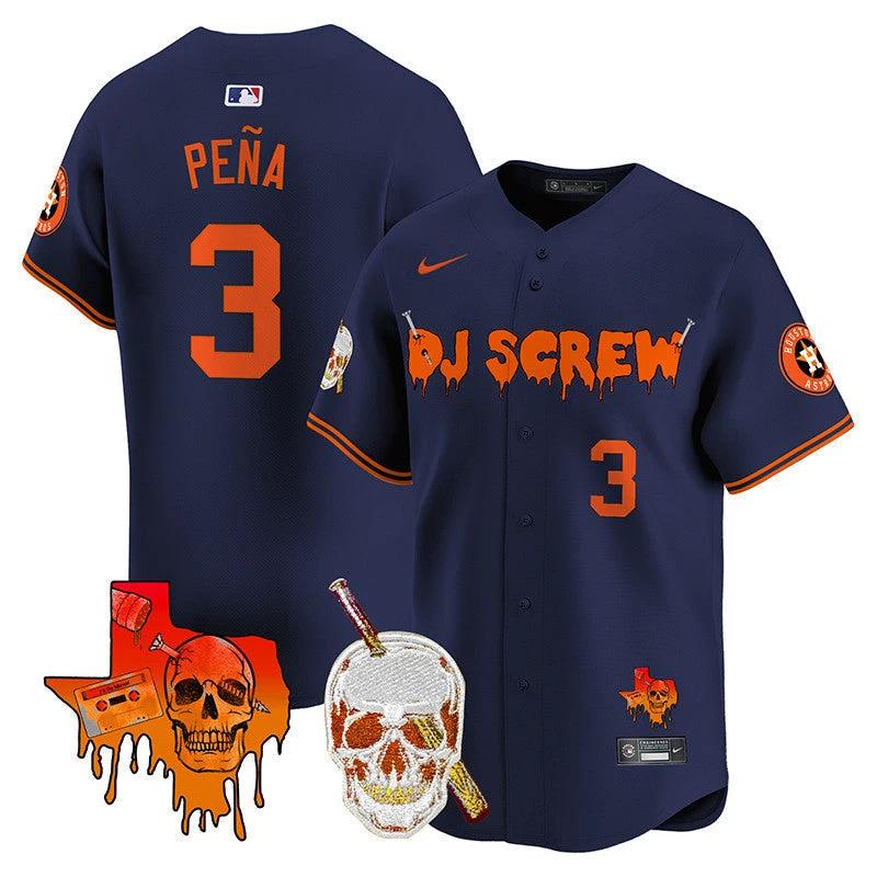 Astros DJ Screw Vapor Premier Limited Jersey V2 - All Stitched by Digigearus