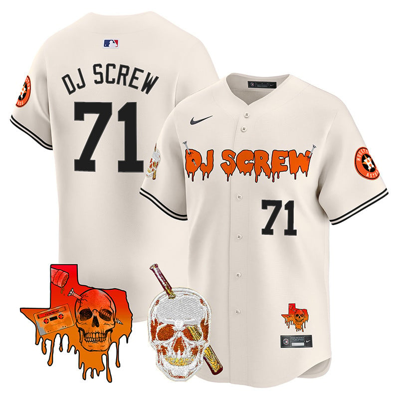Astros DJ Screw Vapor Premier Limited Jersey V2 - All Stitched by Digigearus