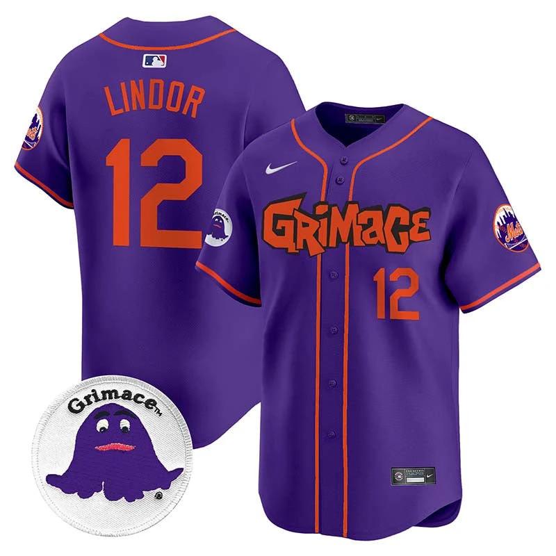 Mets Grimace Vapor Premier Limited Jersey V2 - All Stitched by Digigearus