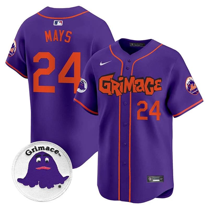 Mets Grimace Vapor Premier Limited Jersey V2 - All Stitched by Digigearus
