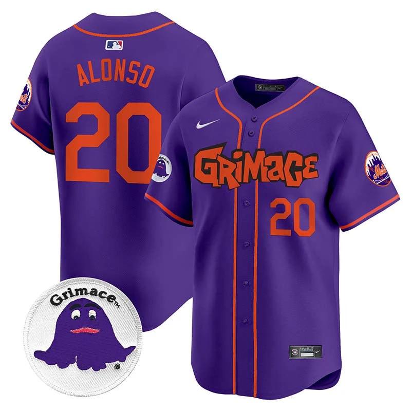 Mets Grimace Vapor Premier Limited Jersey V2 - All Stitched by Digigearus
