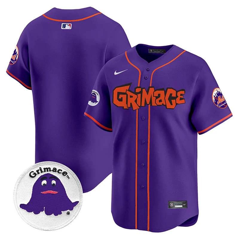 Mets Grimace Vapor Premier Limited Jersey V2 - All Stitched by Digigearus