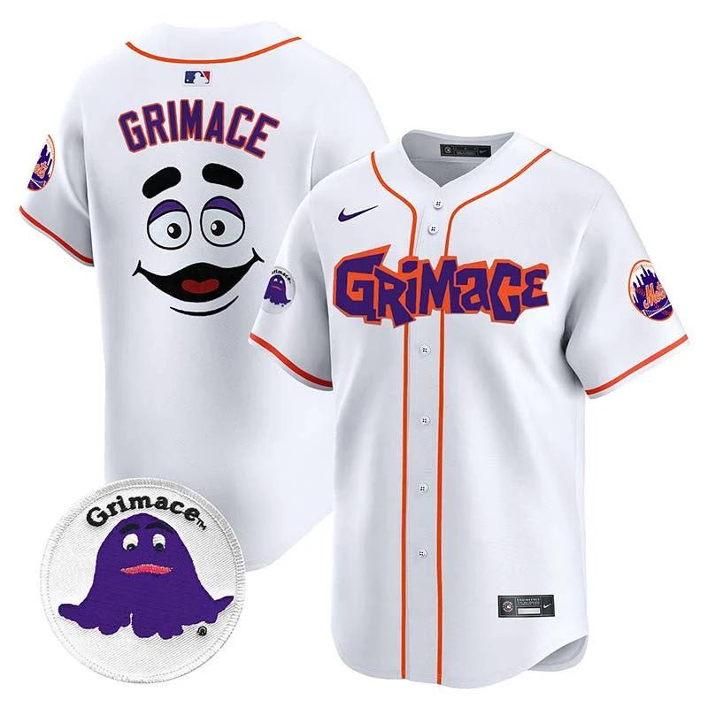 Mets Grimace Vapor Premier Limited Jersey V2 - All Stitched by Digigearus