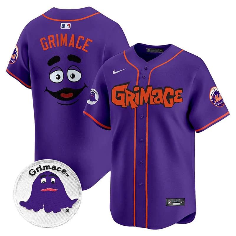 Mets Grimace Vapor Premier Limited Jersey V2 - All Stitched by Digigearus