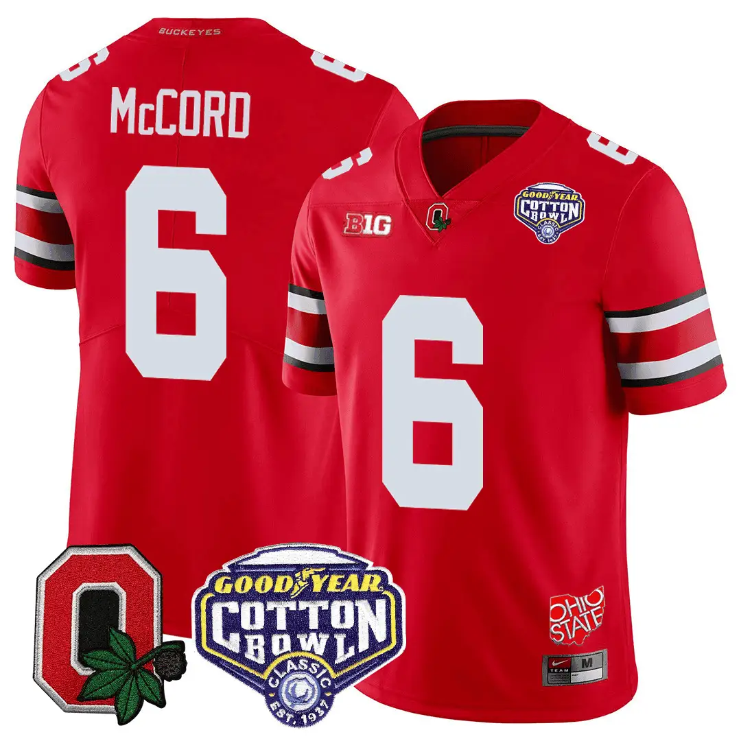 OSB Good Year Cotton Bowl Patch Jersey by Ohio State Buckeyes