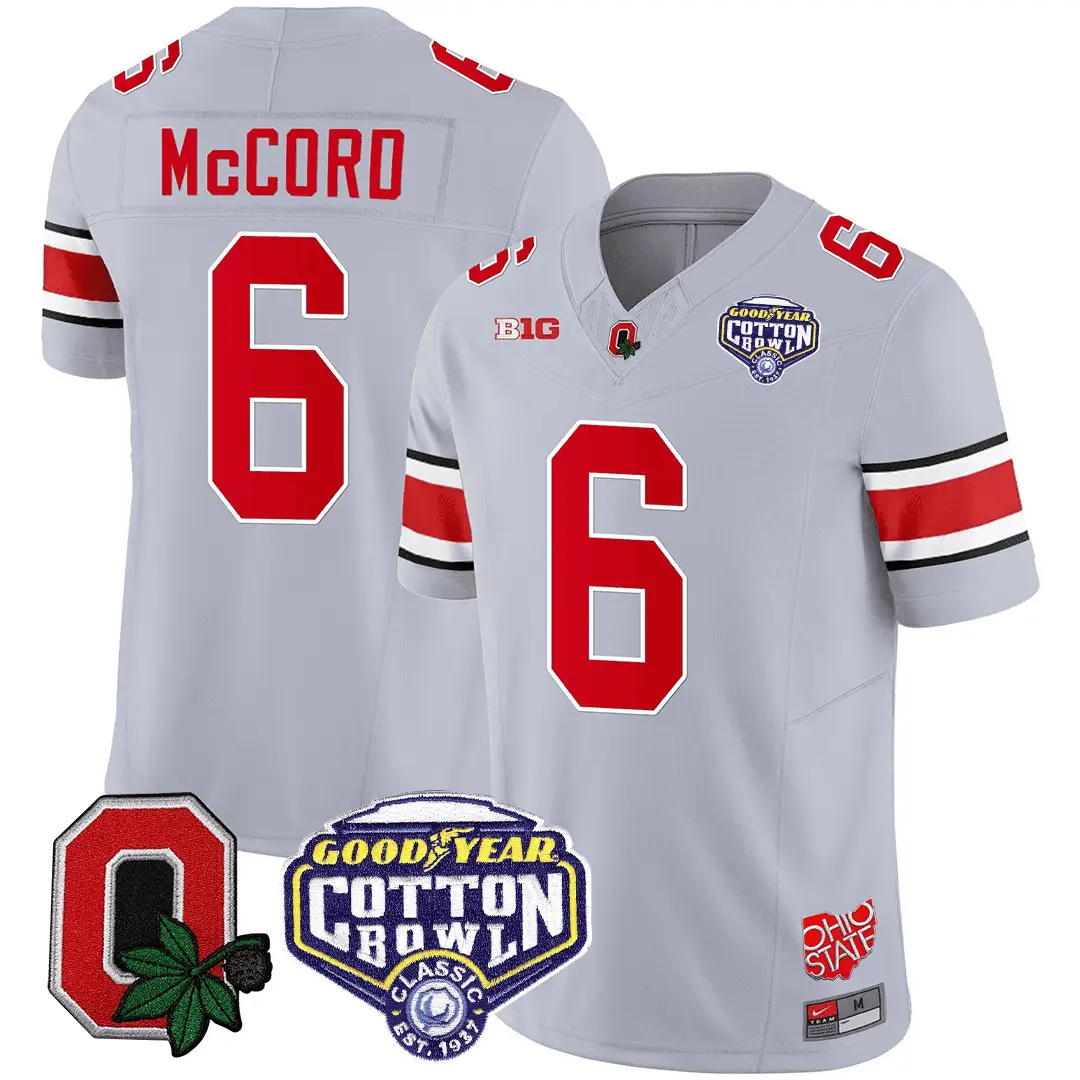 OSB Good Year Cotton Bowl Patch Jersey by Ohio State Buckeyes