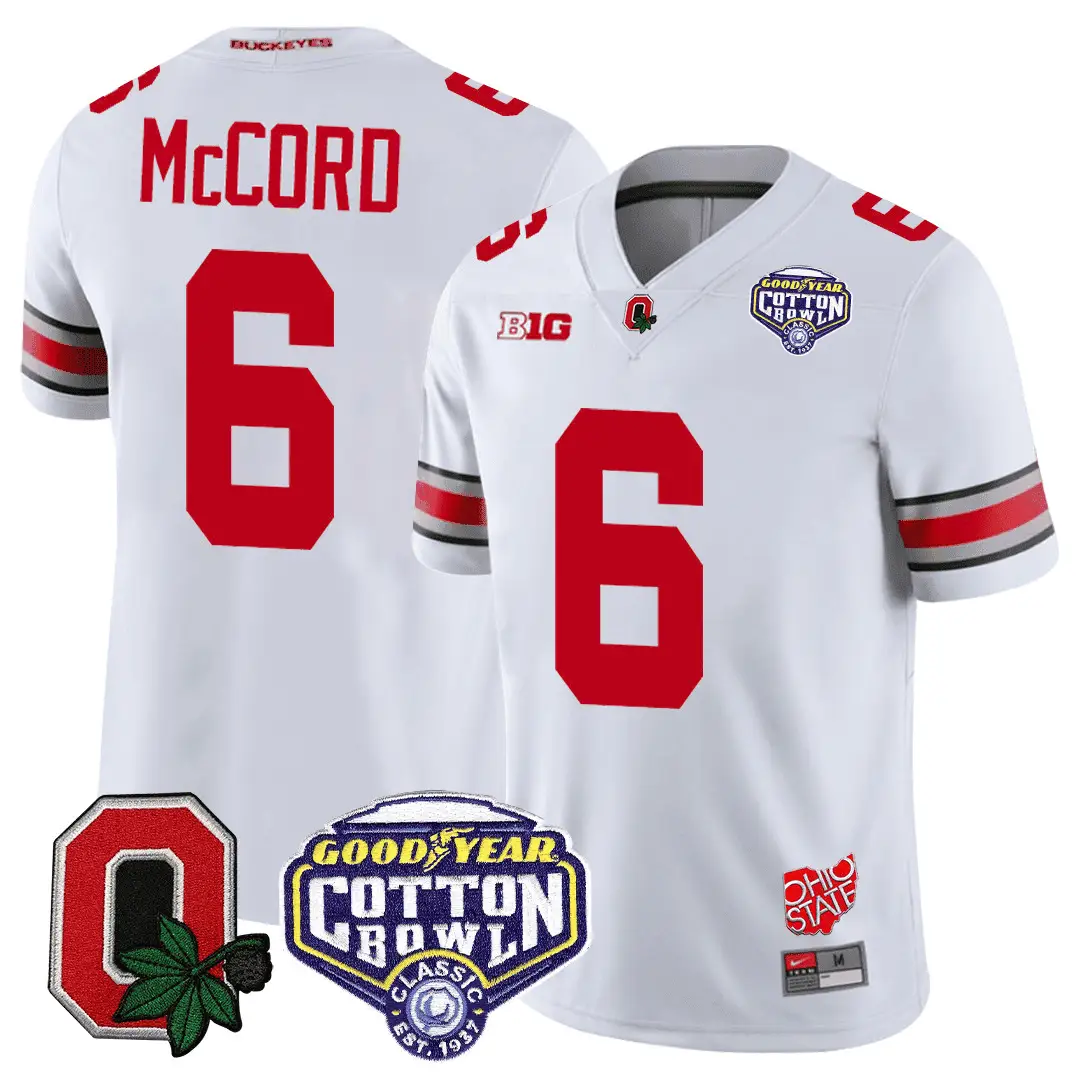 OSB Good Year Cotton Bowl Patch Jersey by Ohio State Buckeyes