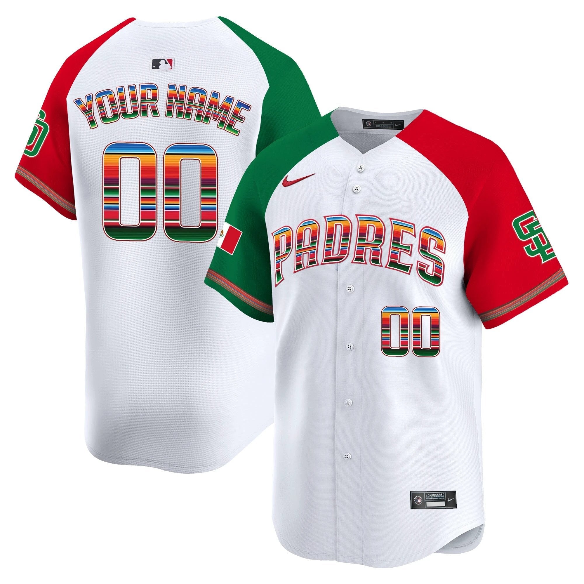 SD Mexico Premier Limited Custom Jersey - All Stitched by Digigearus