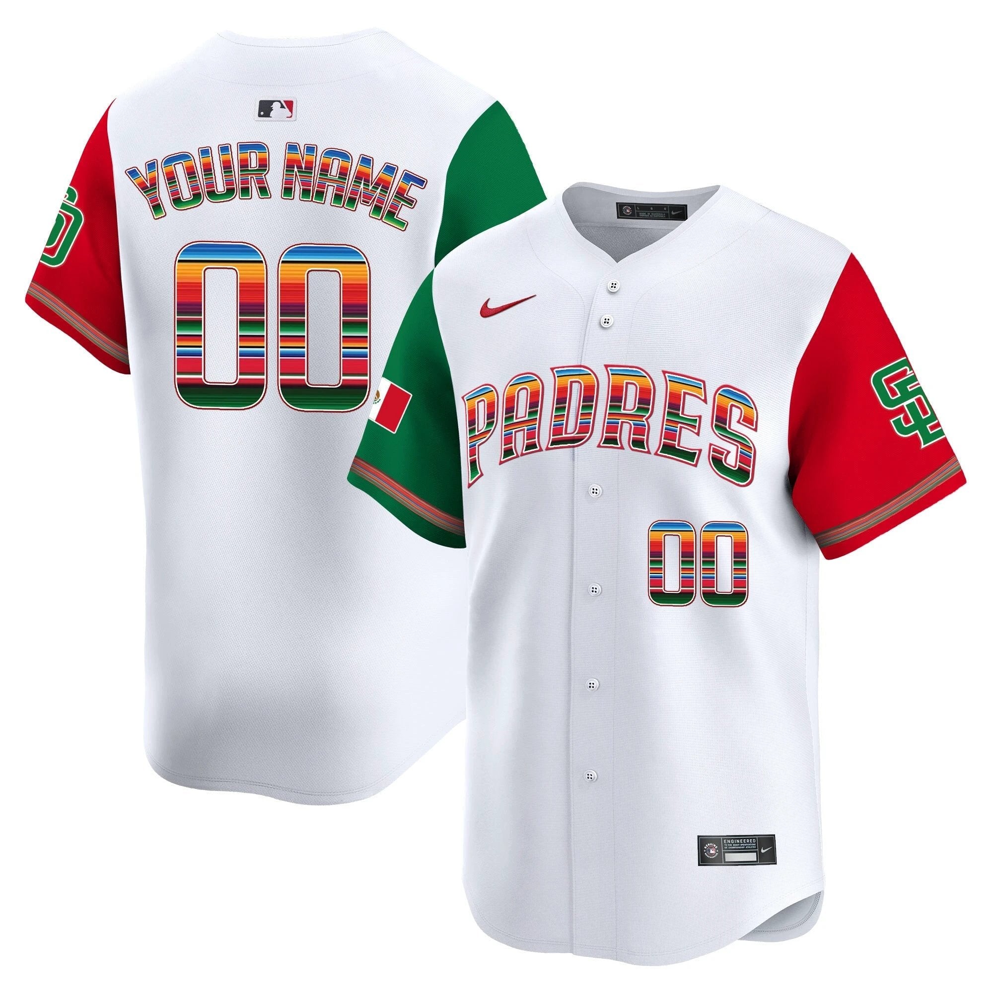 SD Mexico Premier Limited Custom Jersey - All Stitched by Digigearus