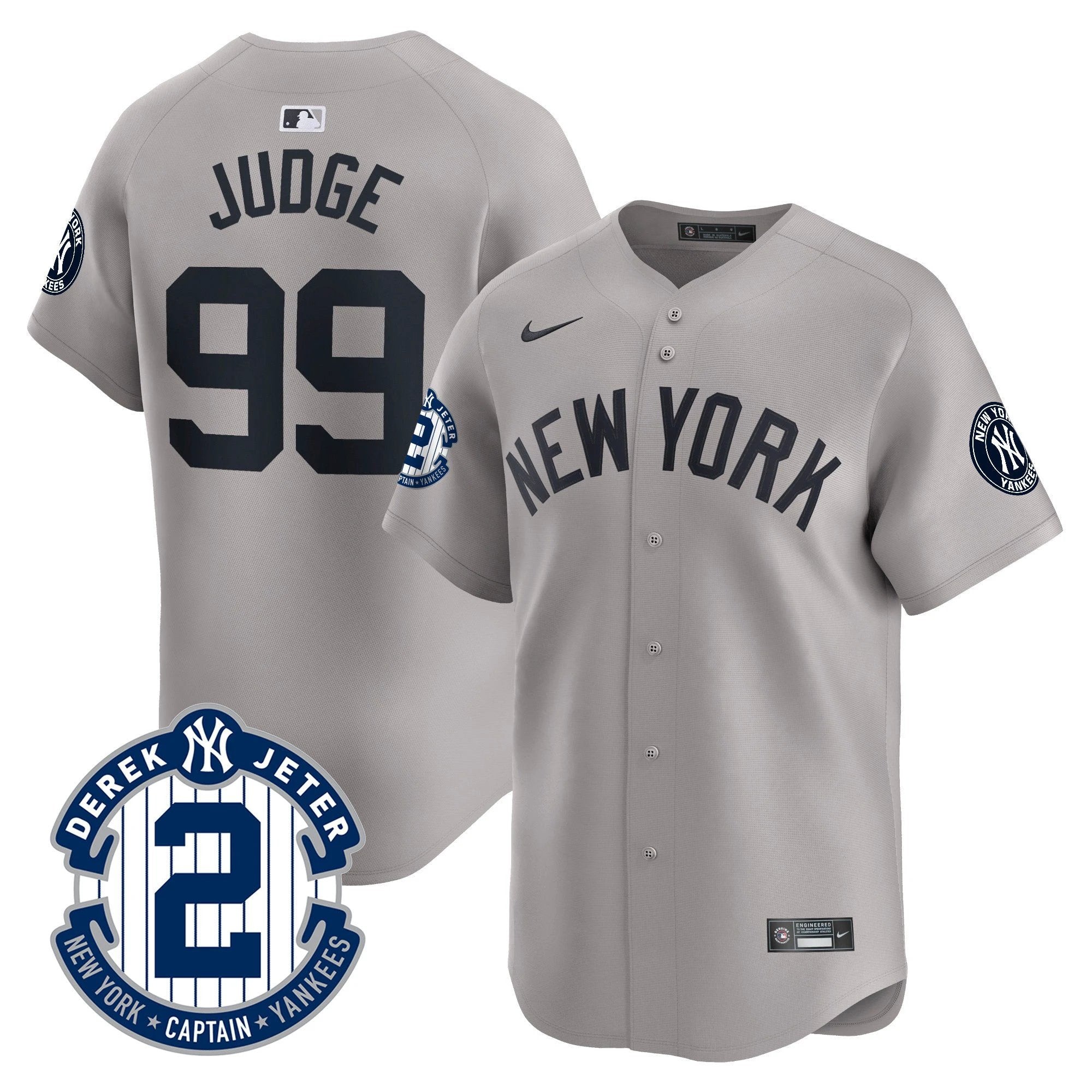 Yankees Derek Jeter Patch Vapor Premier Limited Jersey - All Stitched by Digigearus