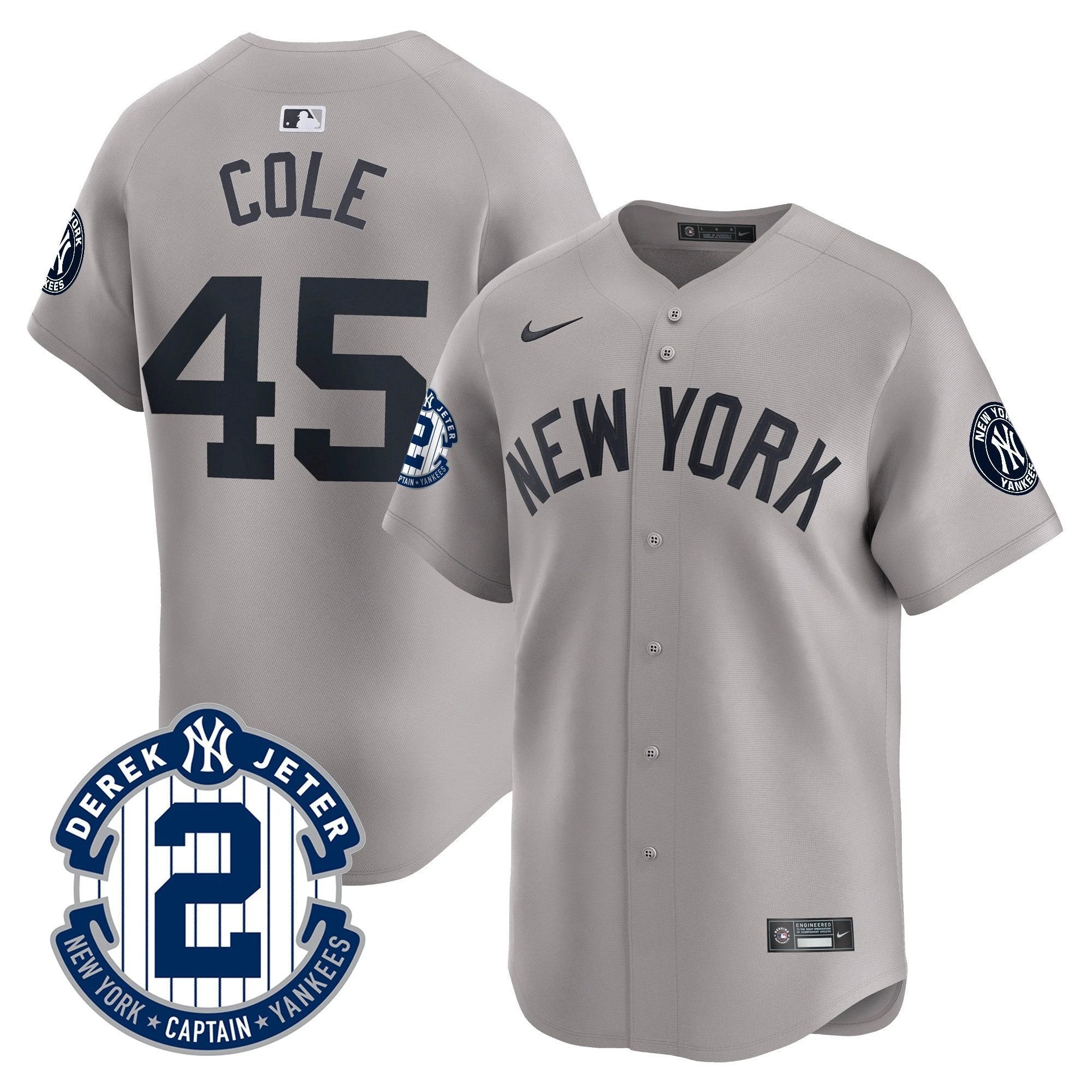 Yankees Derek Jeter Patch Vapor Premier Limited Jersey - All Stitched by Digigearus