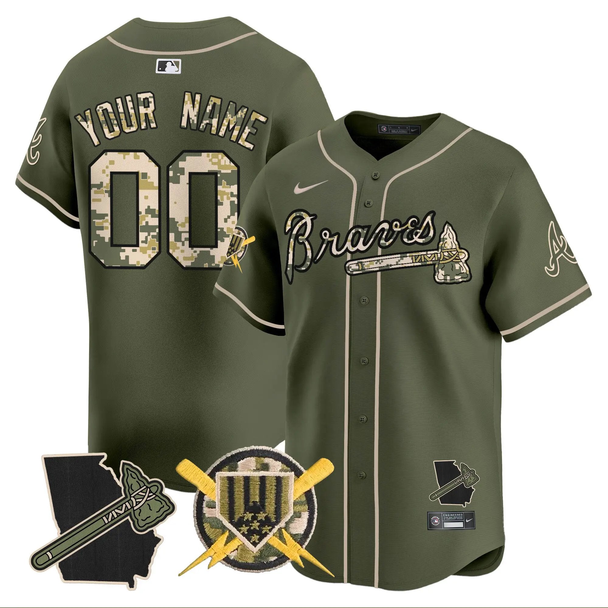 ATL Armed Forces Day Vapor Premier Limited Custom Jersey - All Stitched by Digigearus