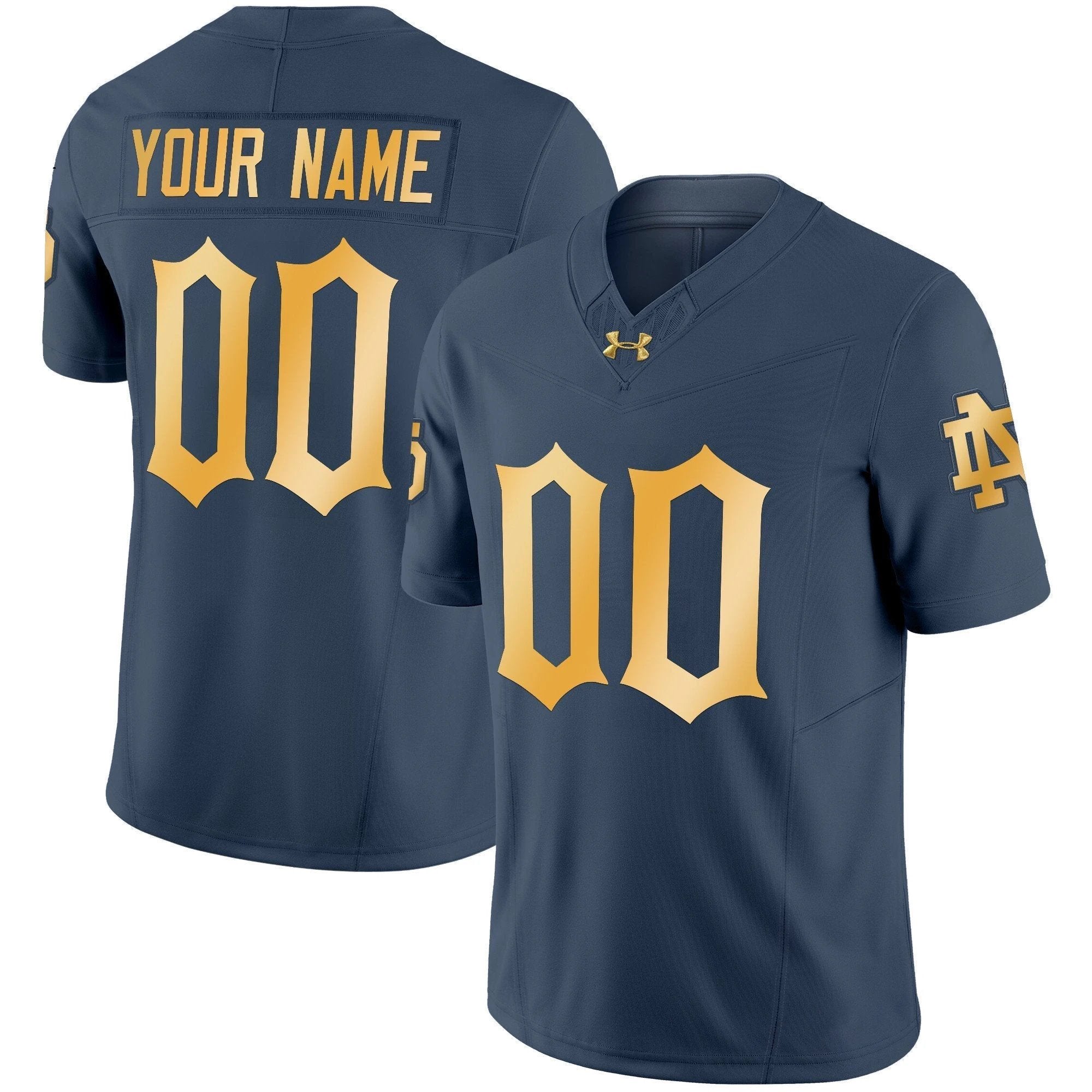 Notre Dame Fighting Irish 2024 Vapor Limited Custrom Jersey - All Stitched by Notre Dame Fighting Irish