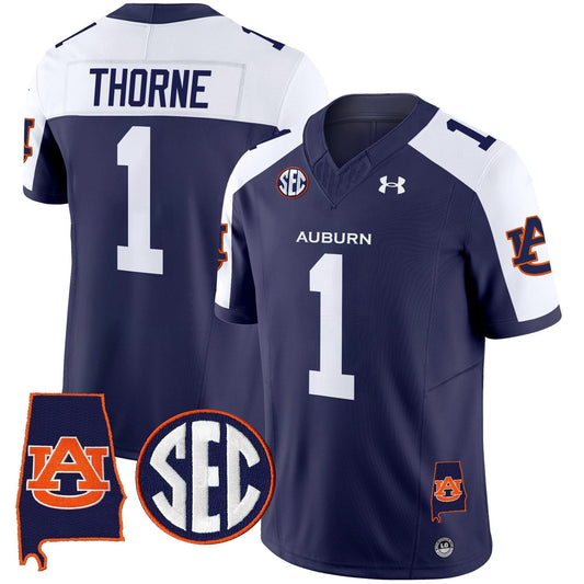 Auburn Tigers 2025 Alabama Patch Vapor Limited Jersey - All Stitched by Auburn Tigers