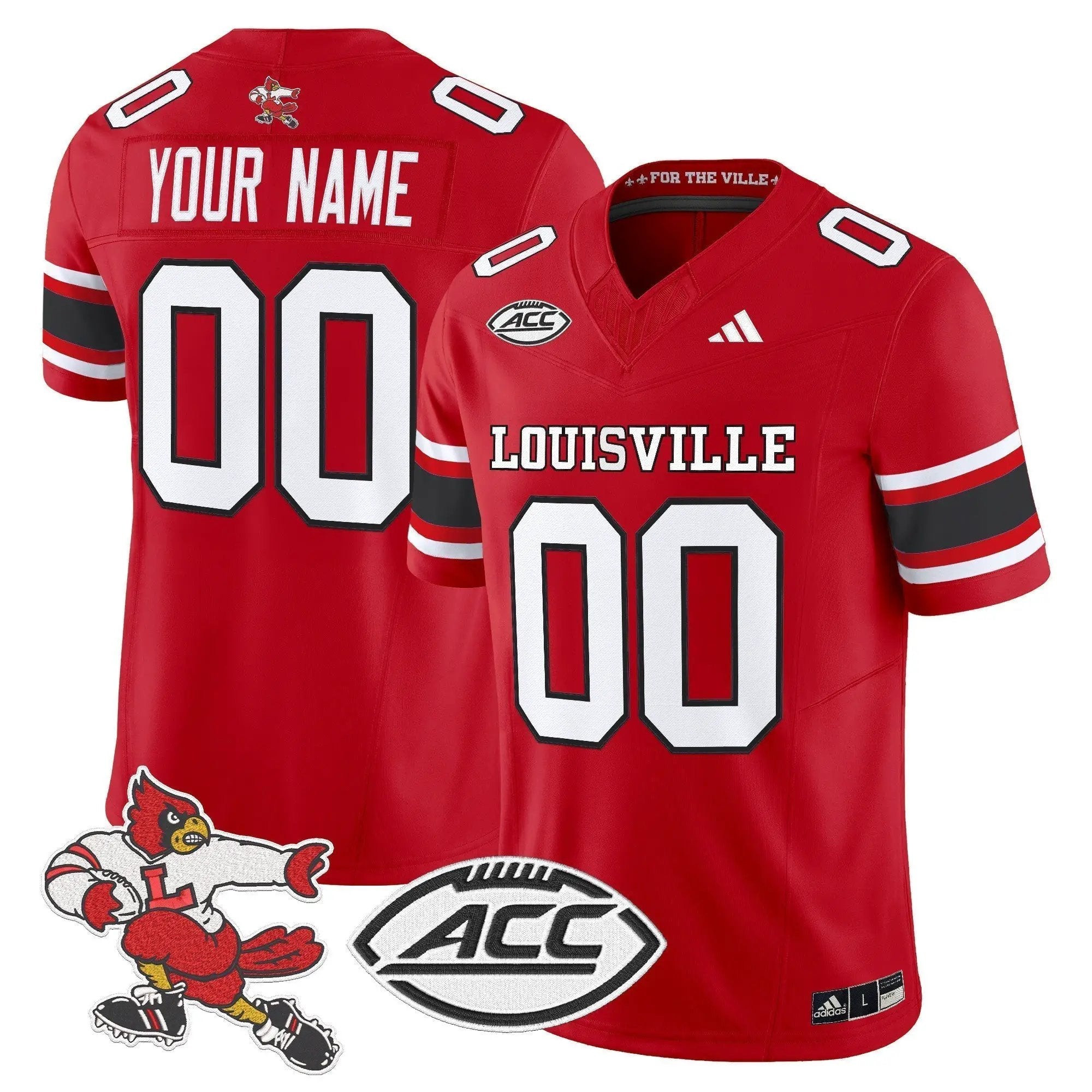 LC '1980s Throwback' Vapor Limited Custom Jersey by Louisville Cardinals