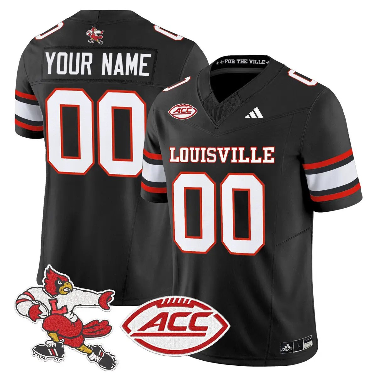 LC '1980s Throwback' Vapor Limited Custom Jersey by Louisville Cardinals